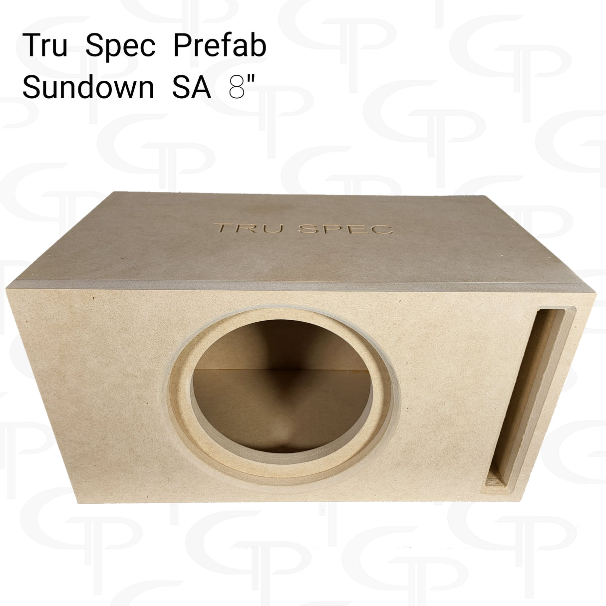 TRU SPEC Prefab Single 8" Subwoofer Enclosure Sundown SA