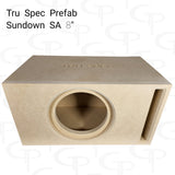 TRU SPEC Prefab Single 8" Subwoofer Enclosure Sundown SA