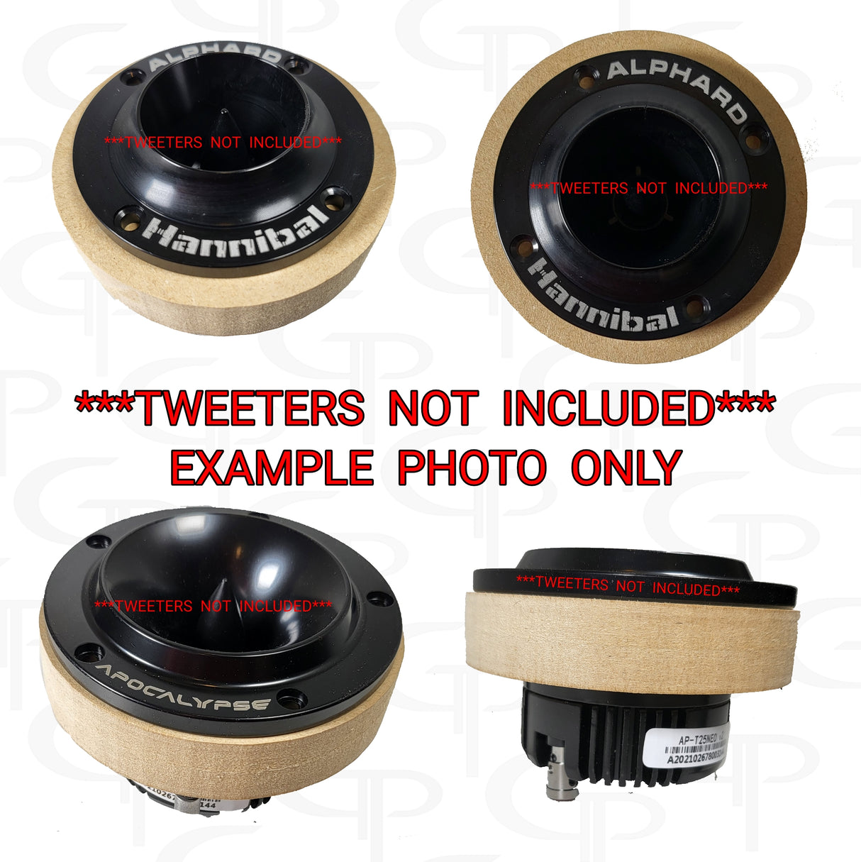 Customized GP Tweeter Door Pod Baffle (Pair)