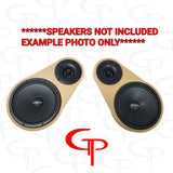 *GP 6.5 inch + Notched Super Tweeter CUSTOMIZED door pod baffle Pair