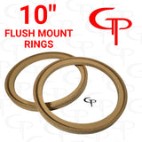 10" Flush Mount Speaker Rings Pair