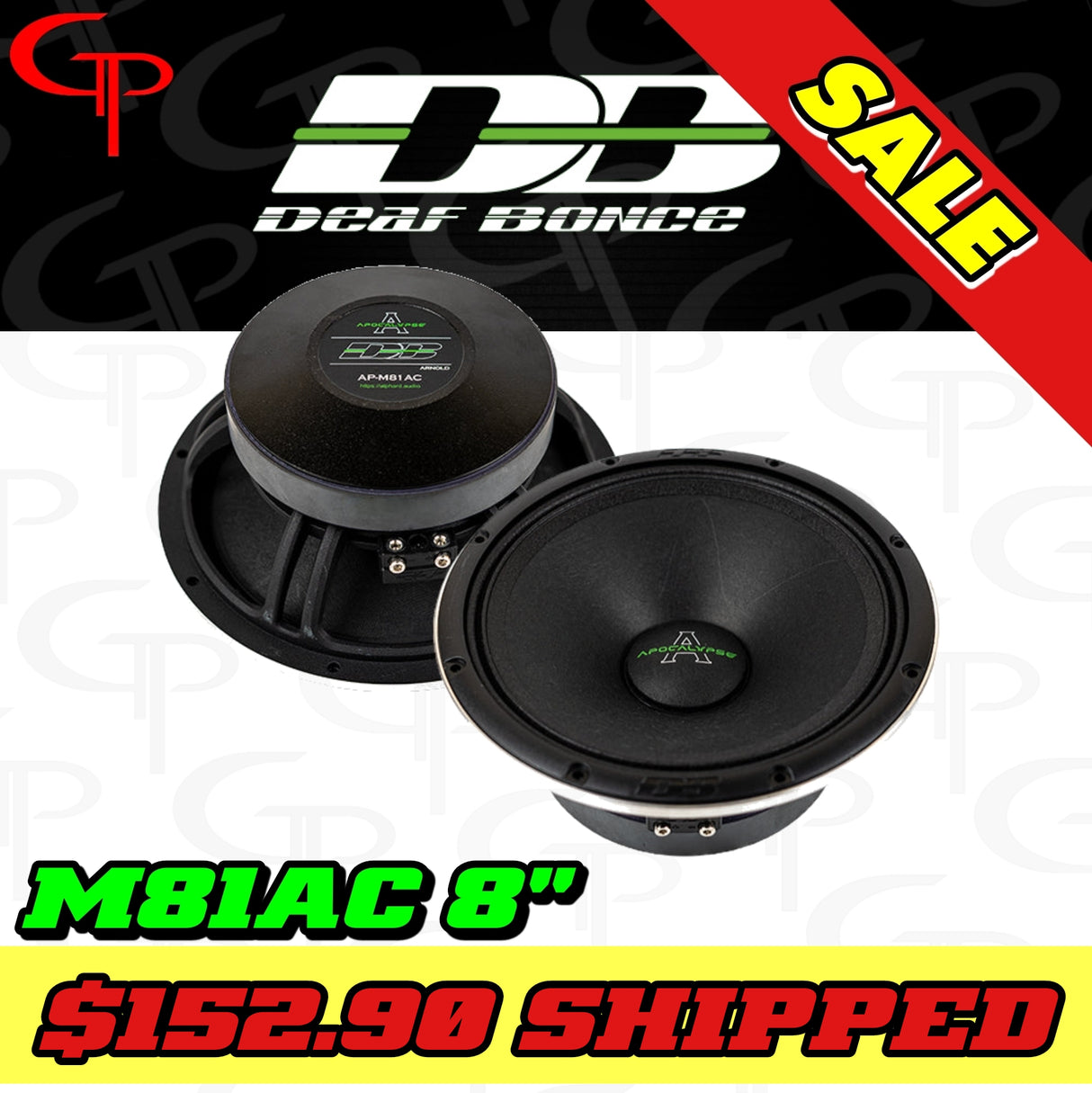 Apocalypse AP-M81AC | 8" Mid-Range Speakers (Pair)