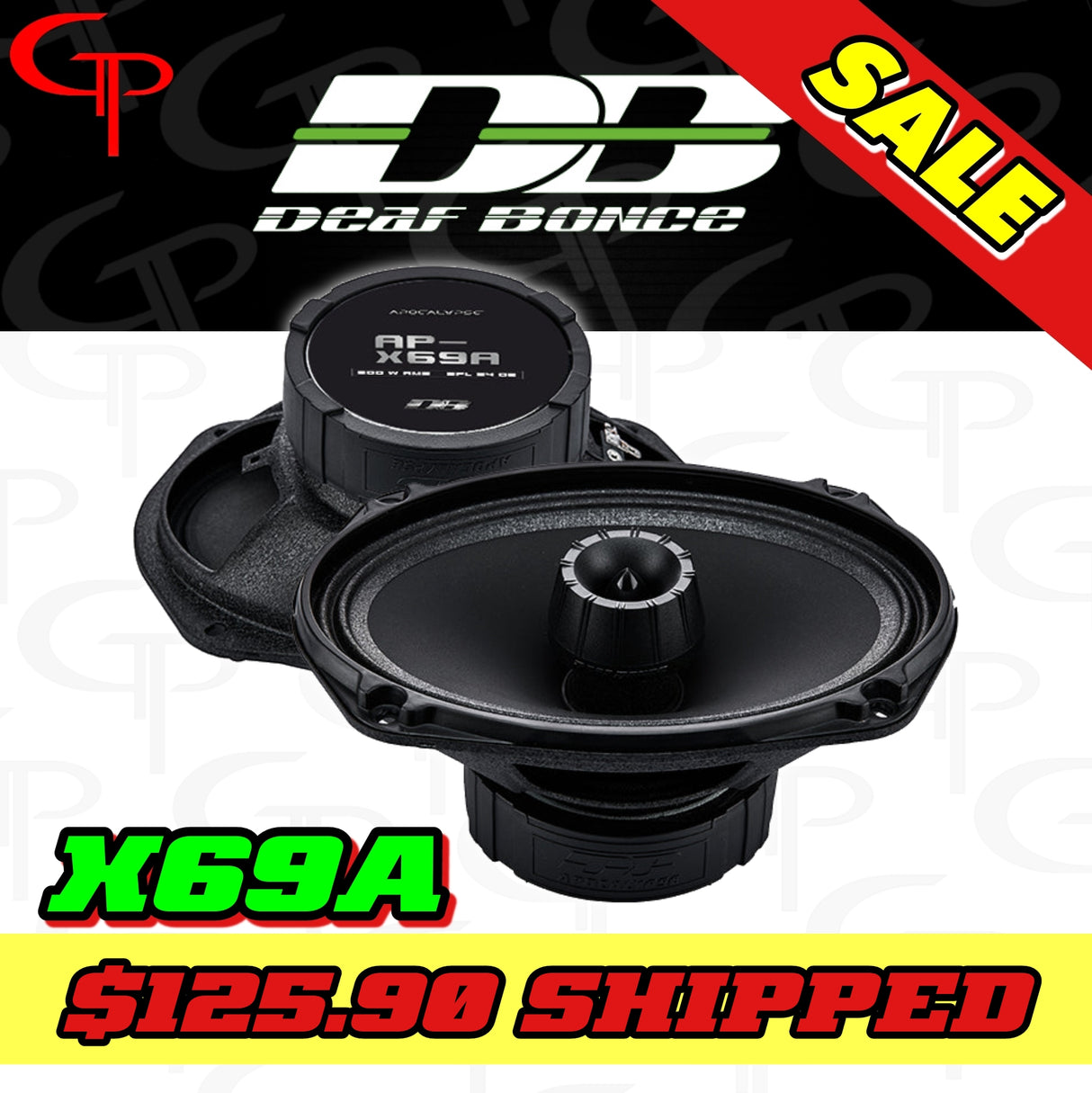 Apocalypse AP-X69A 6x9" w/ Super Tweeter Coaxial Speakers (Pair)