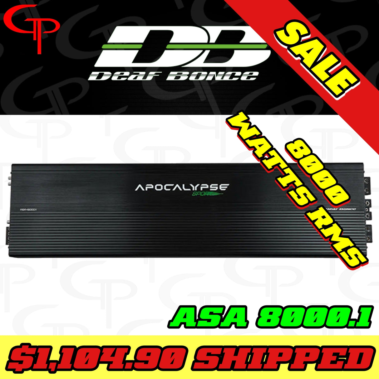 Apocalypse ASA-8000.1 | 8000 Watt Power Amplifier