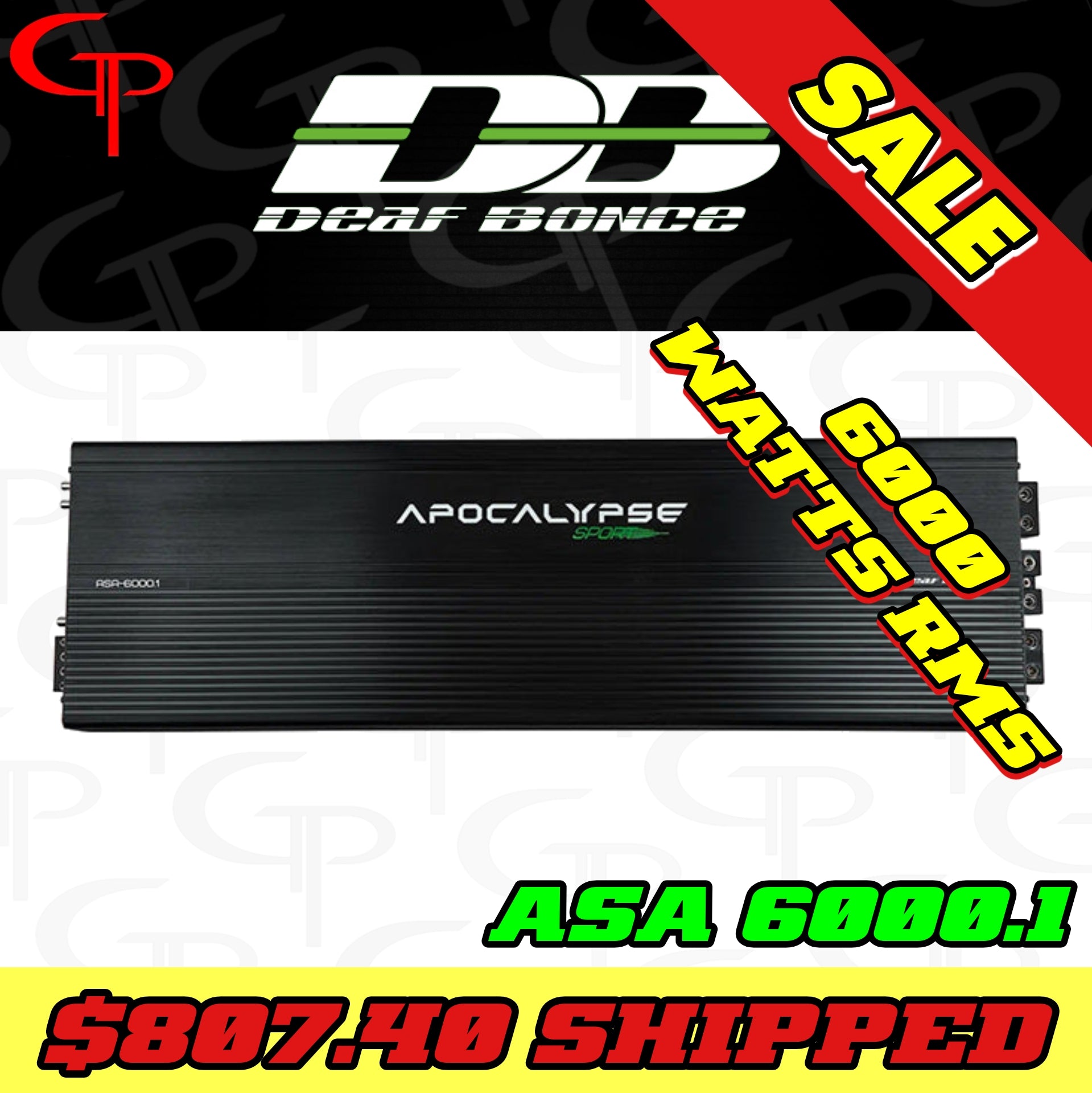 Apocalypse ASA-6000.1 | 6000 Watt Power Amplifier – GP Car Audio