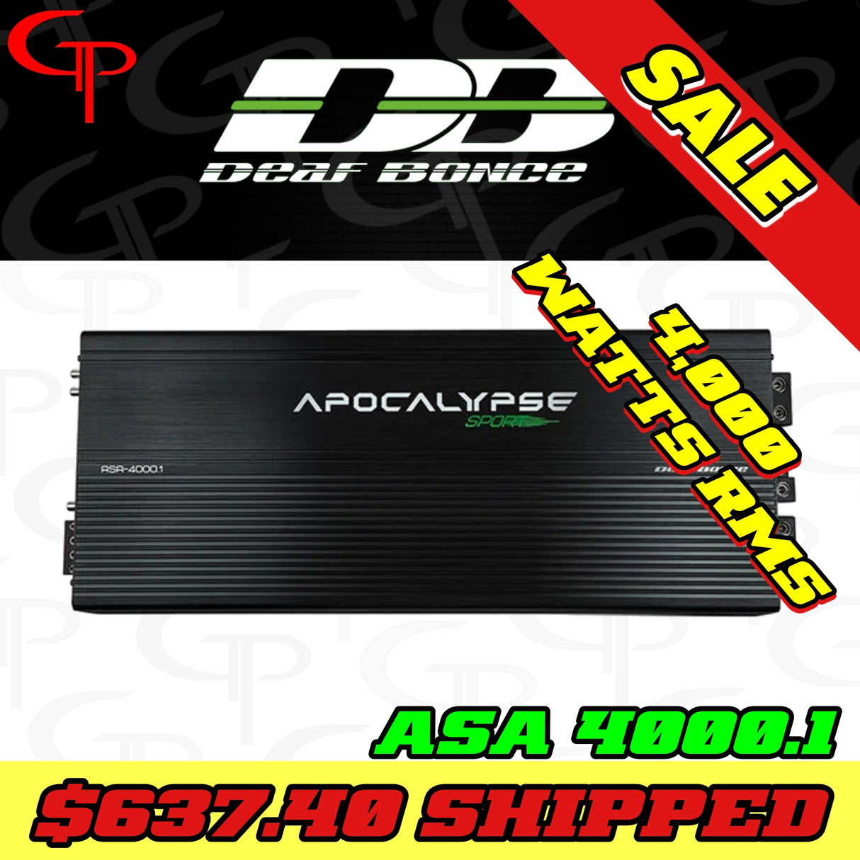 Apocalypse ASA-4000.1 | 4000 Watt Power Amplifier