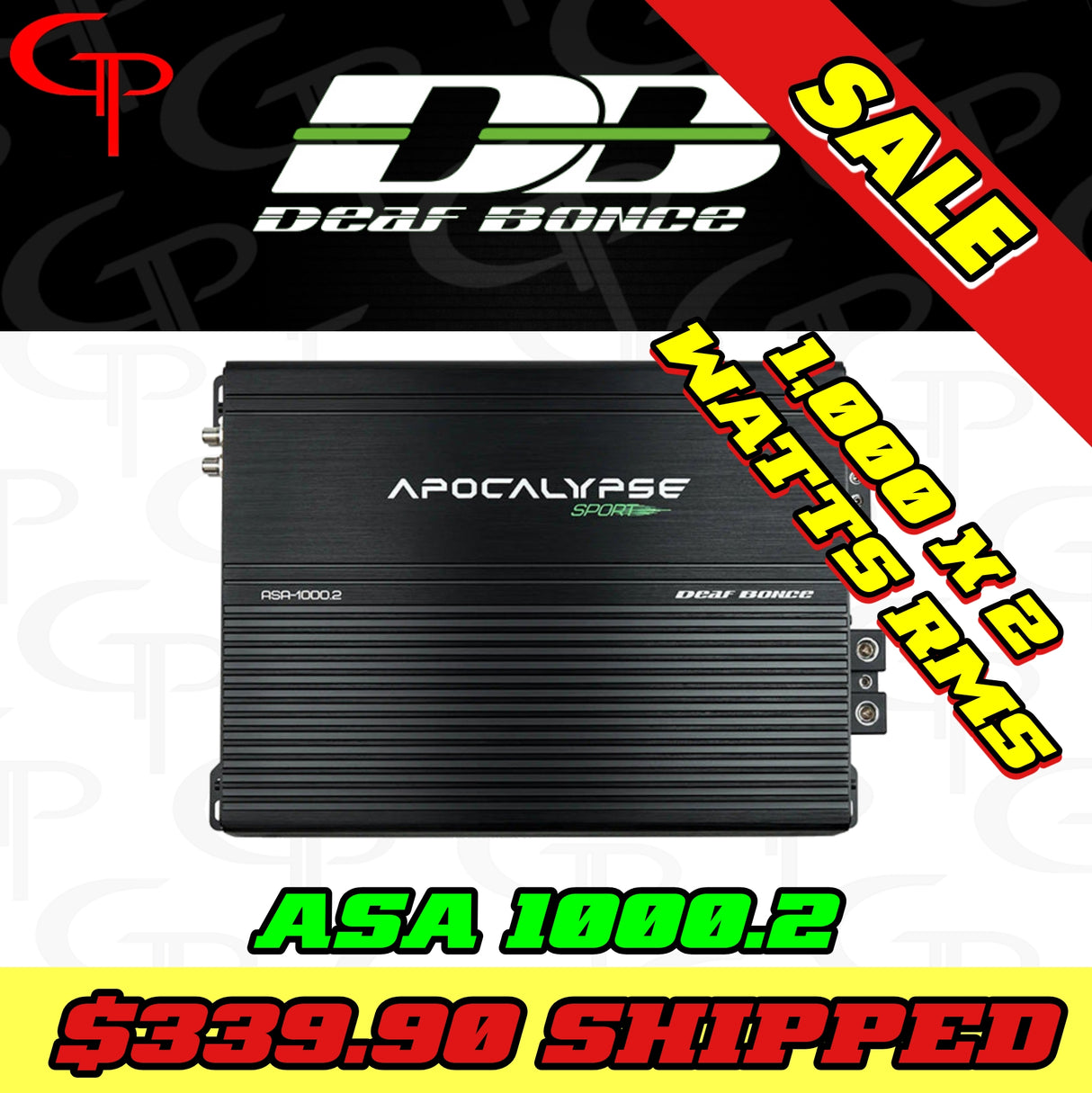 Apocalypse ASA-1000.2 | 1000 Watt 2-channel amplifier