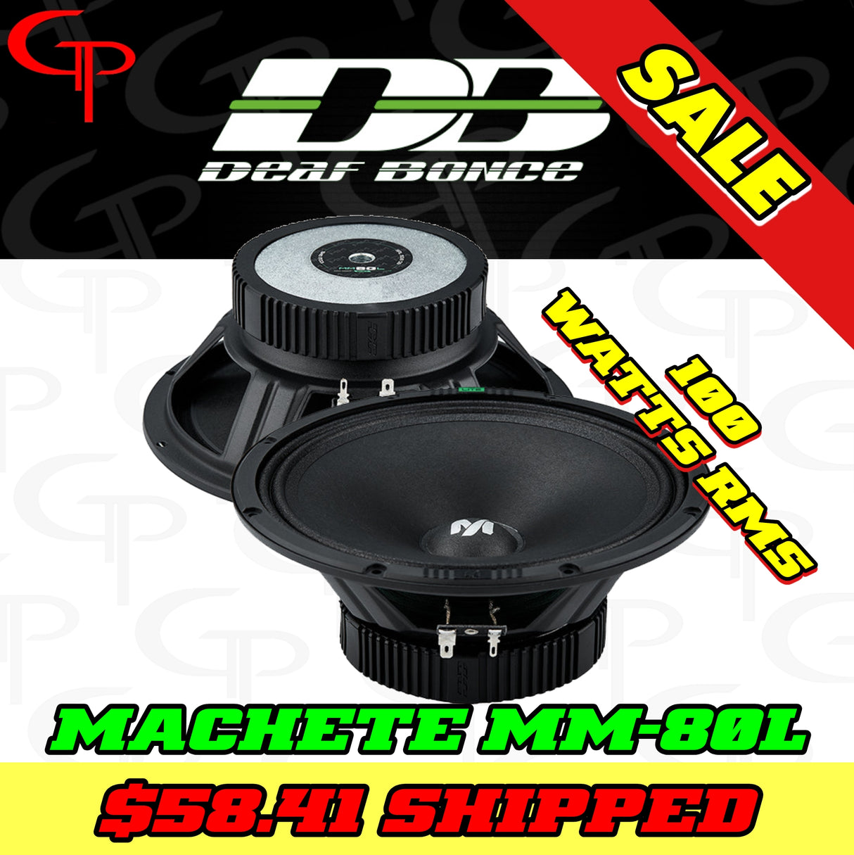 Deaf Bonce Machete MM-80L  8" Mid range speakers (Pair)