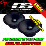 Deaf Bonce Machete MM-60F | 6.5" Mid-Range Speakers (Pair)