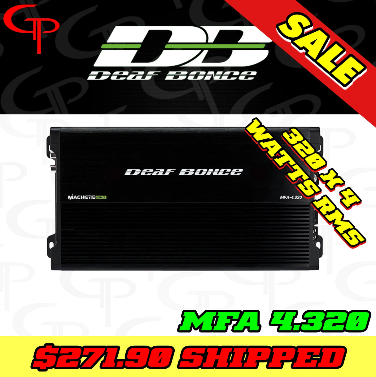 MACHETE MFA-4.320 | 320 Watt 4-channel amplifier