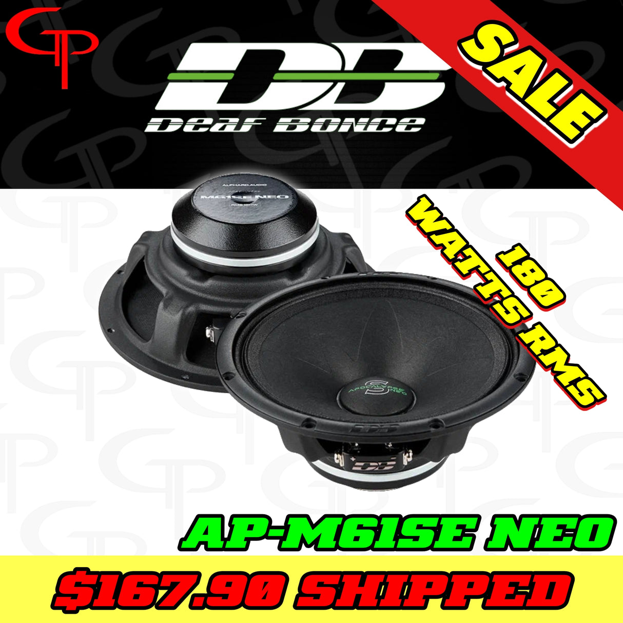 Deaf Bonce Apocalypse AP-M61SE NEO | 6.5" Mid-Range Speakers (Pair)