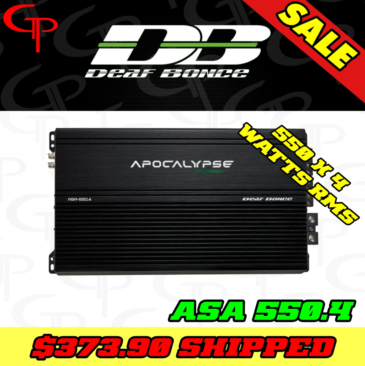 Deaf Bonce Apocalypse ASA 550.4 4 Channel Full Range Amplifier