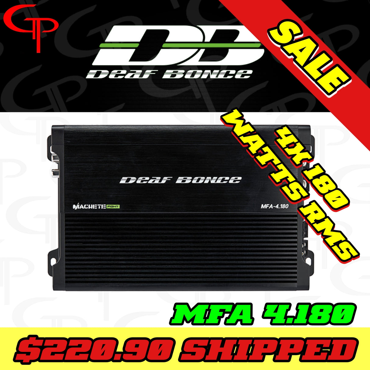 MACHETE MFA-4.180 | 180 Watt 4-channel amplifier