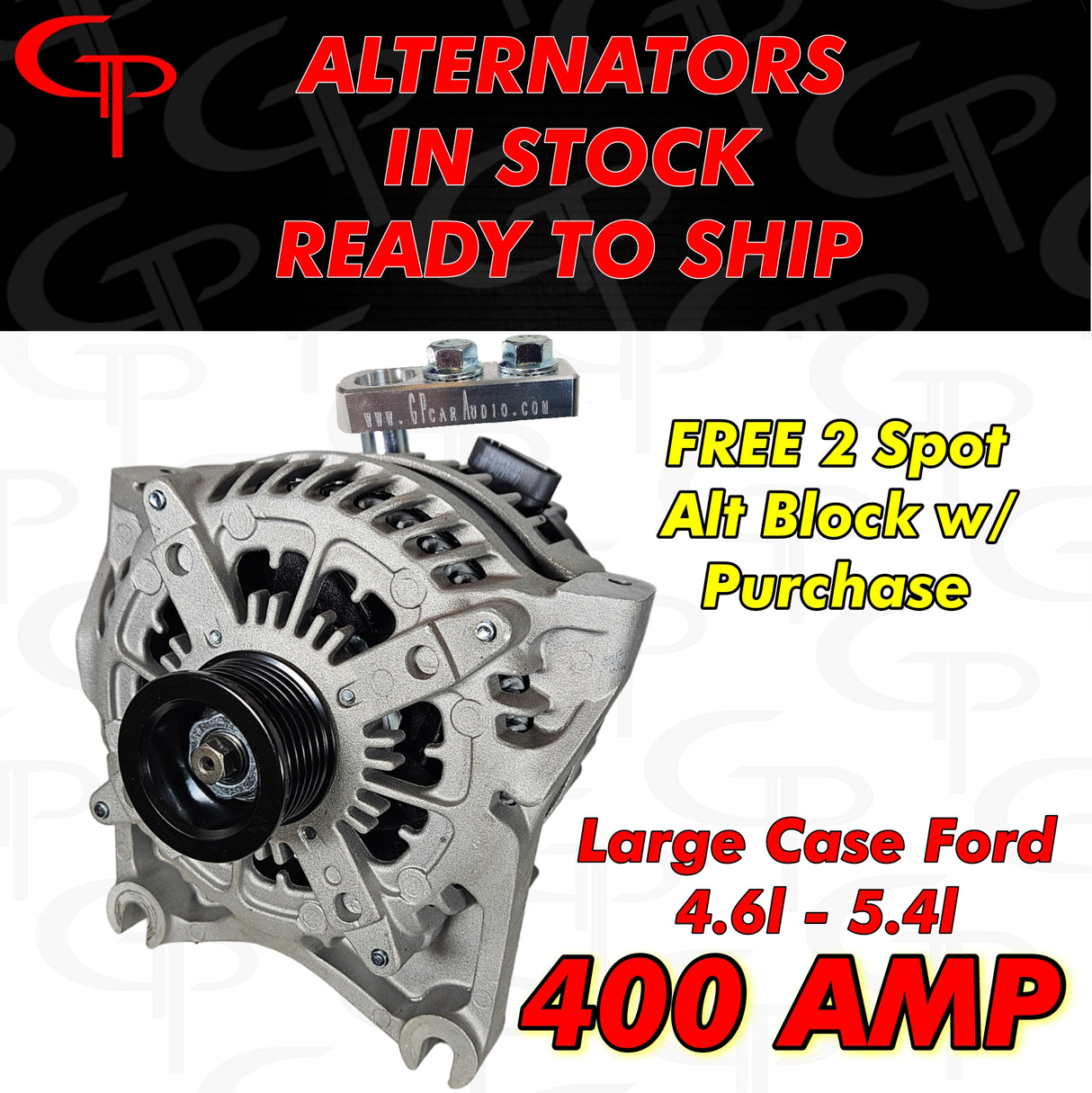 400 Amp Large Case FORD 4.6L 5,4L 6.8l GRAND MARQUIS/ CROWN VIC