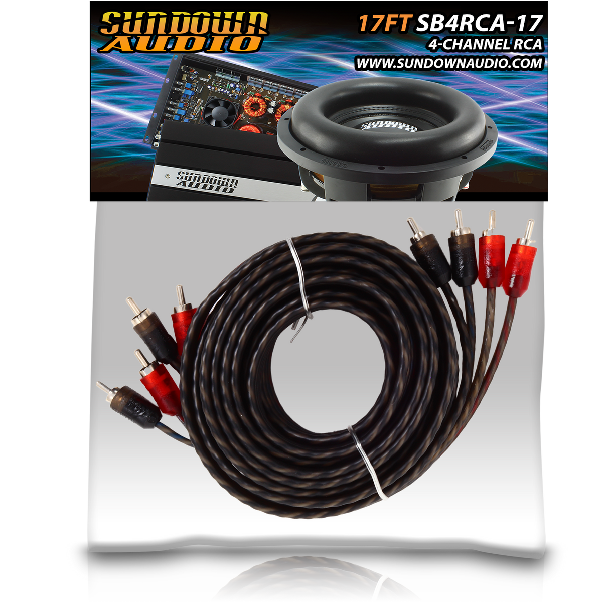 SB4-17 RCA - 4 Channel - 17 ft Standard