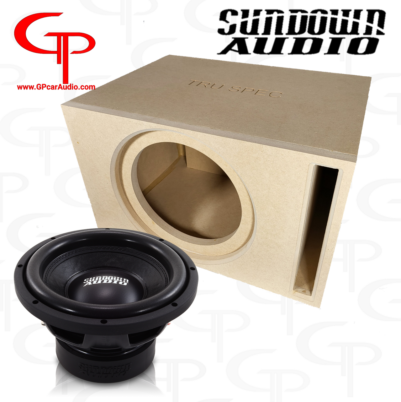 LOADED TRU SPEC Prefab Single 10" Subwoofer Enclosure Sundown Ev.4 10"