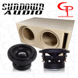 LOADED TRU SPEC Prefab 2x 6.5" Subwoofer Enclosure Sundown SA6.5