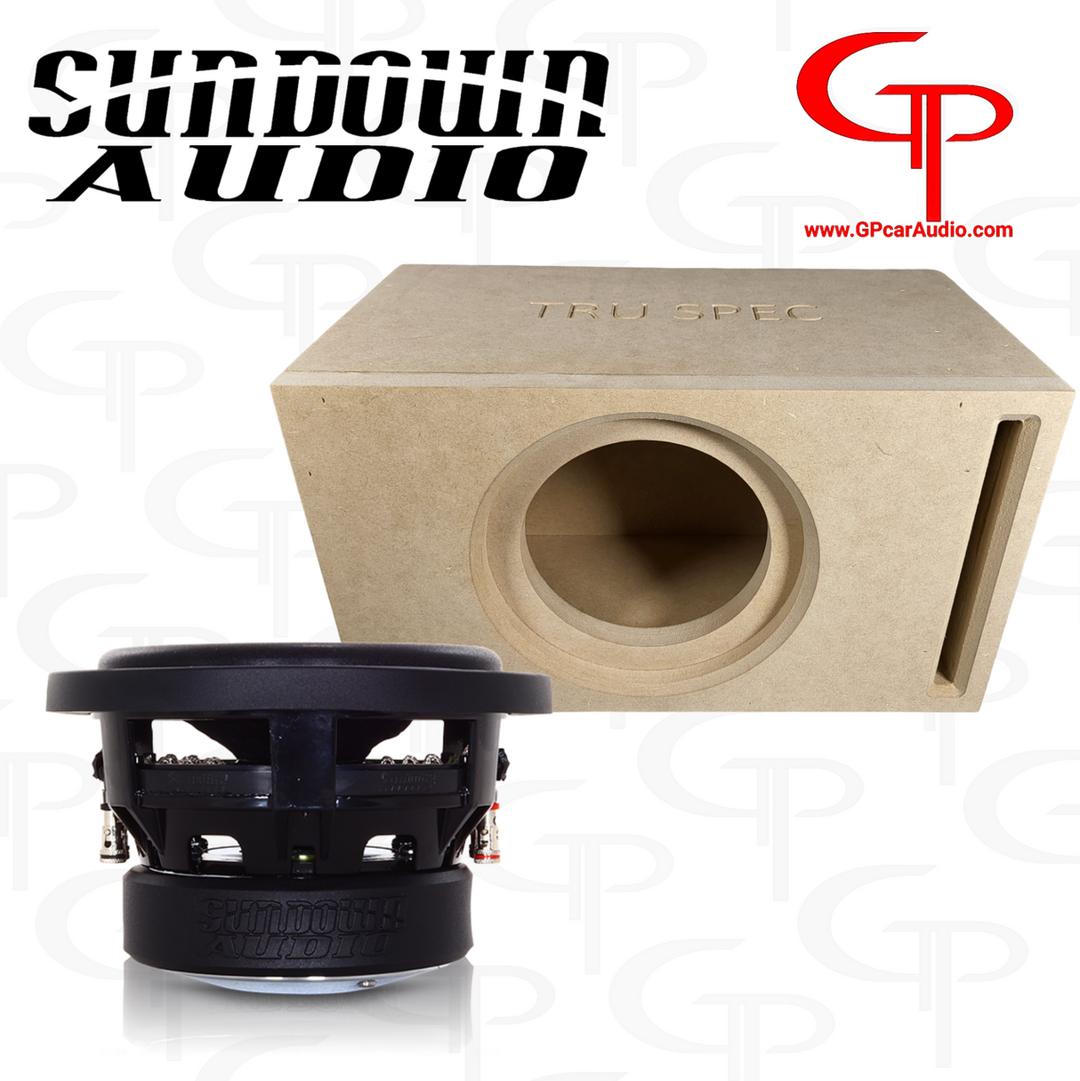 LOADED TRU SPEC Prefab Single 6.5" Subwoofer Enclosure Sundown SA6.5SW