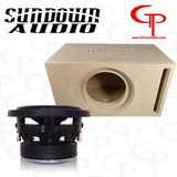 LOADED TRU SPEC Prefab Single 6.5" Subwoofer Enclosure Sundown SA6.5SW