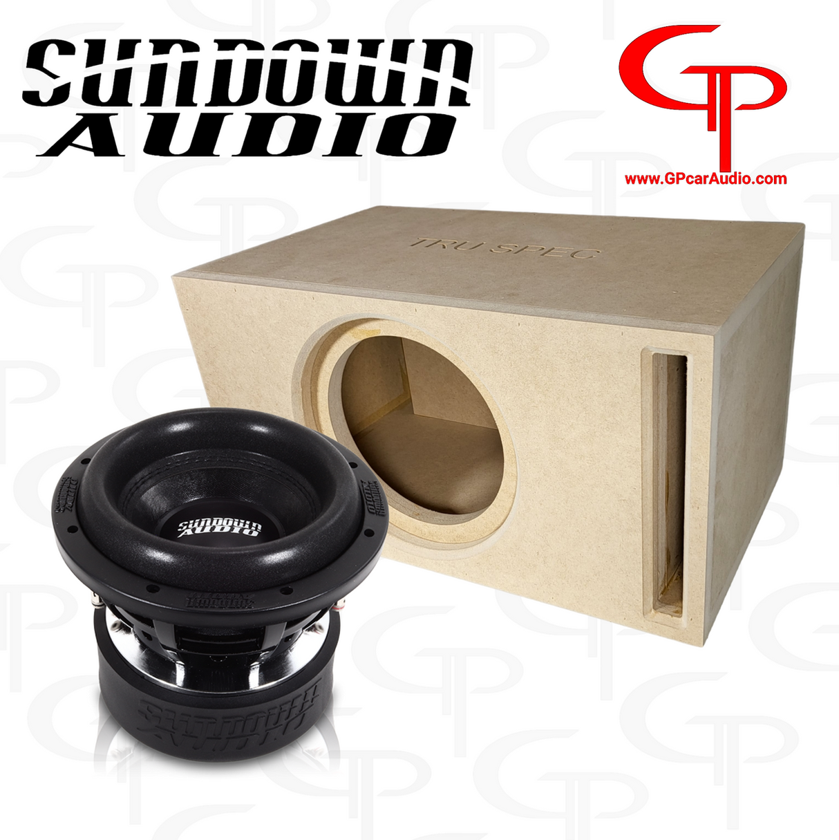 LOADED TRU SPEC Prefab Single 8" Subwoofer Enclosure Sundown SA8v3