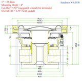 SUNDOWN X-Series v.2 6.5" Subwoofer