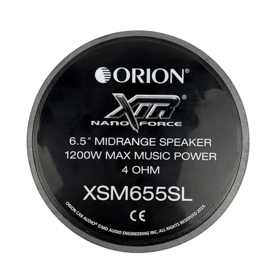 ORION XTR 6.5" MIDRANGE SLIM ULTRA EFFICIENT SPEAKERS 300 WATTS RMS