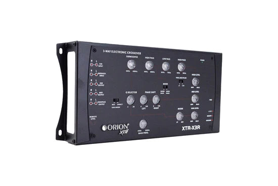 ORION XTR-X3R 3-Way Electronic Crossover Network with Remote Bass Boost