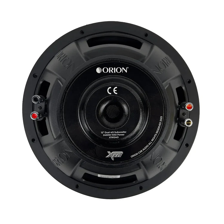 ORION XTR12  Subwoofer 12" DVC 2/4-Ohm 600 Watts RMS | 2400 Watts MAX