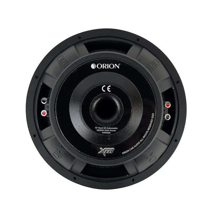 ORION XTR15D  Subwoofer 15" DVC 2/4-Ohm 750 Watts RMS | 3000 Watts MAX