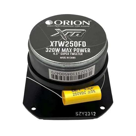 ORION XTR 4.5" BULLET SUPER TWEETER 80 WATTS RMS XTW250FD