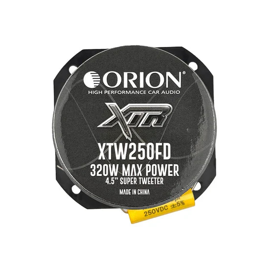 ORION XTR 4.5" BULLET SUPER TWEETER 80 WATTS RMS XTW250FD