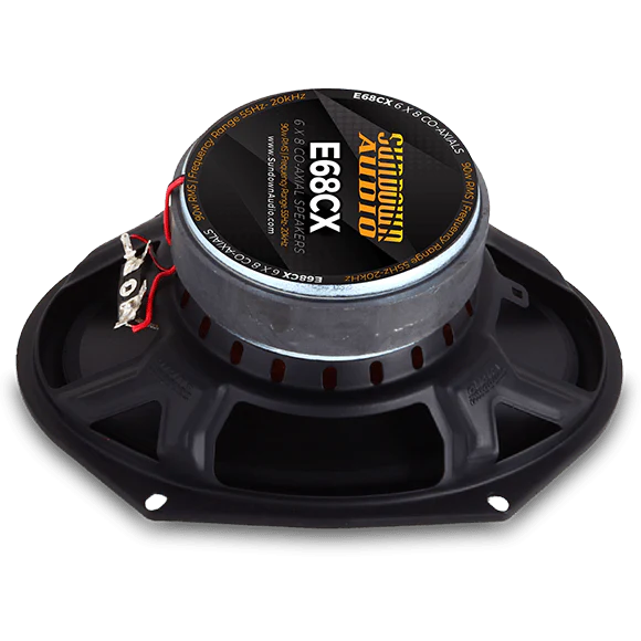 Sundown Audio E-68CX 6" x 8" Coaxial Speakers Pair (