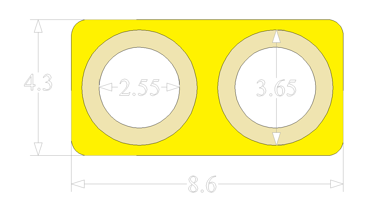 GP Dual Flush Mount Super Tweeter Door Pod Baffle