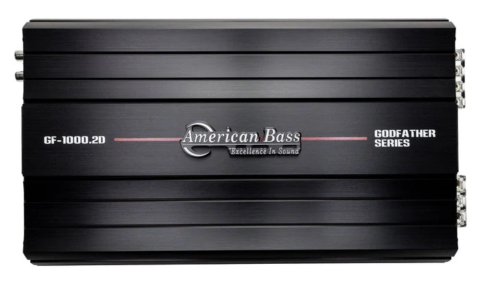 AMERICAN BASS GODFATHER 1000.2D 2 CHANNEL FULL RANGE AMPLIFIER