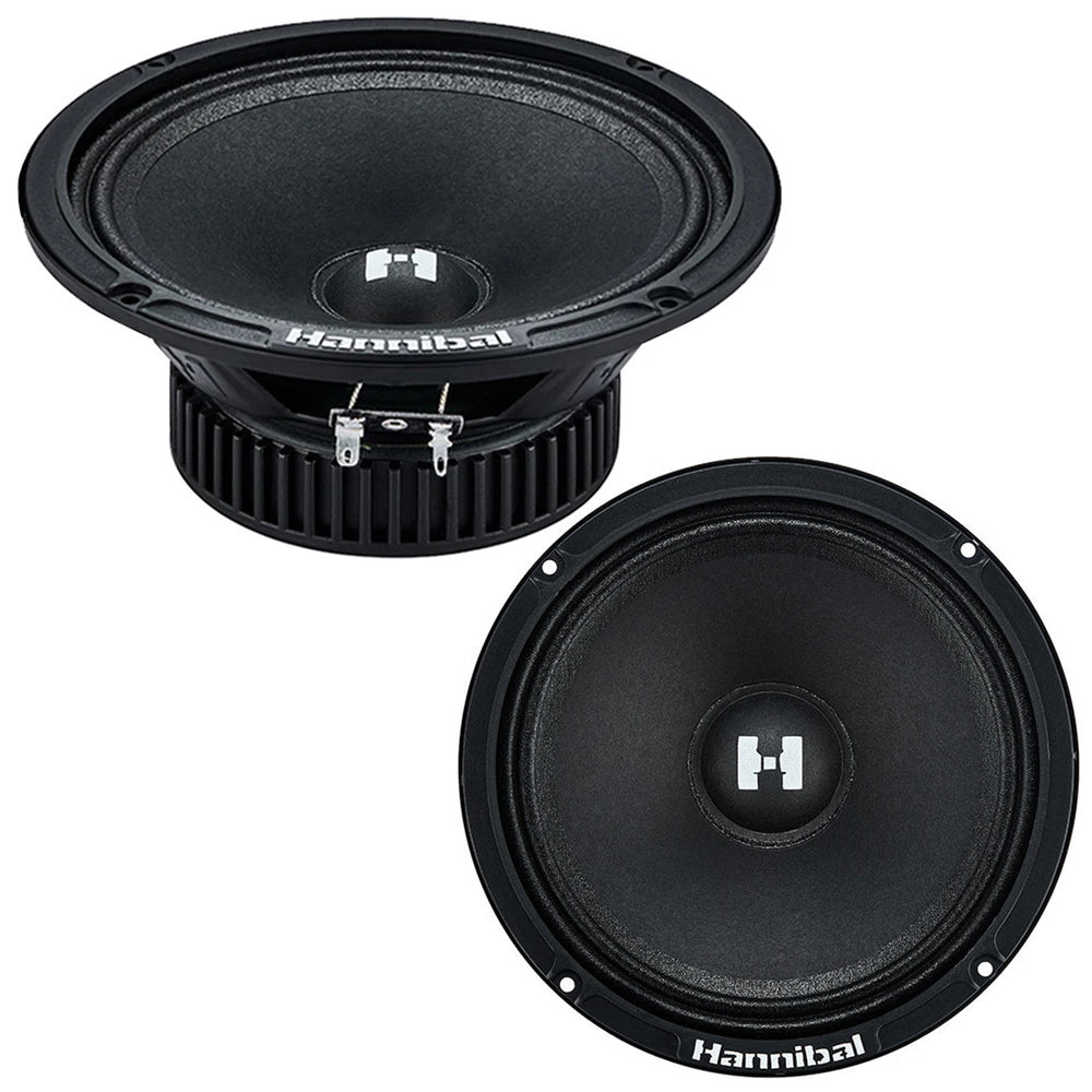 Hannibal HM-8E+ 8" Mid-Range Speakers (Pair)