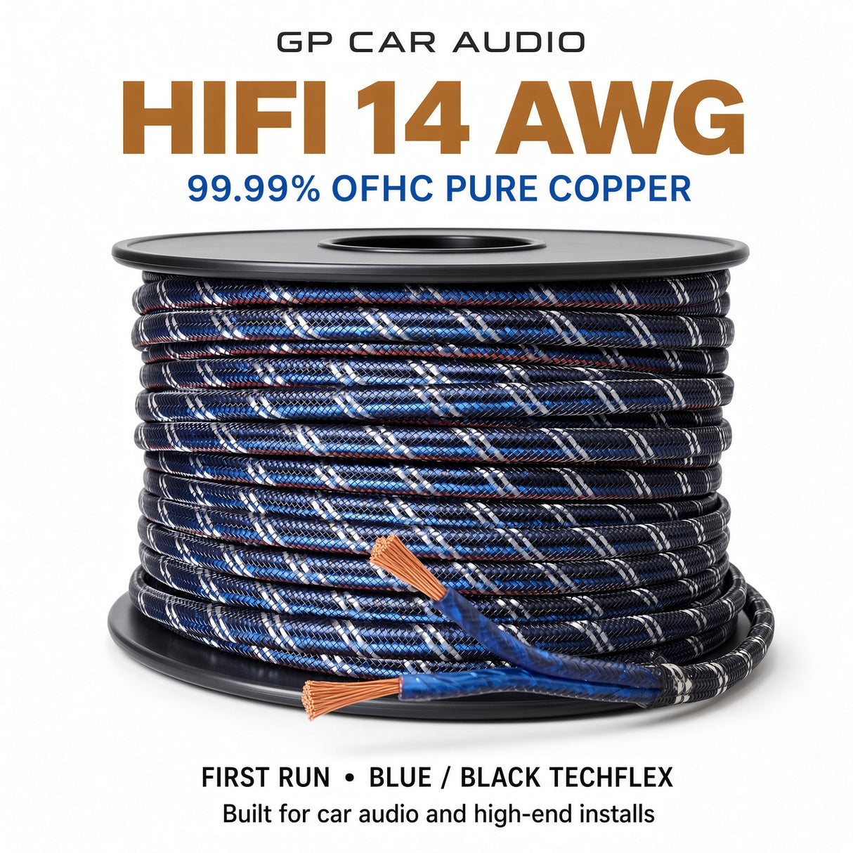 By The Foot GP PROTO 14 AWG OFHC HiFi Speaker cable