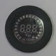 GP Car Audio Digital Volt Gauge with LED Voltage Indicator (12V)