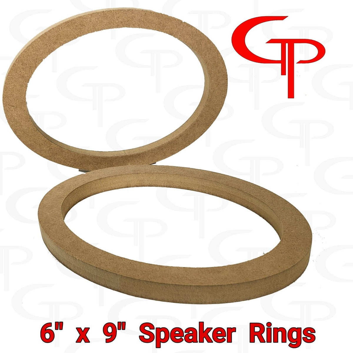 1 Pair 6 x 9 MDF Speaker Rings – GP Car Audio