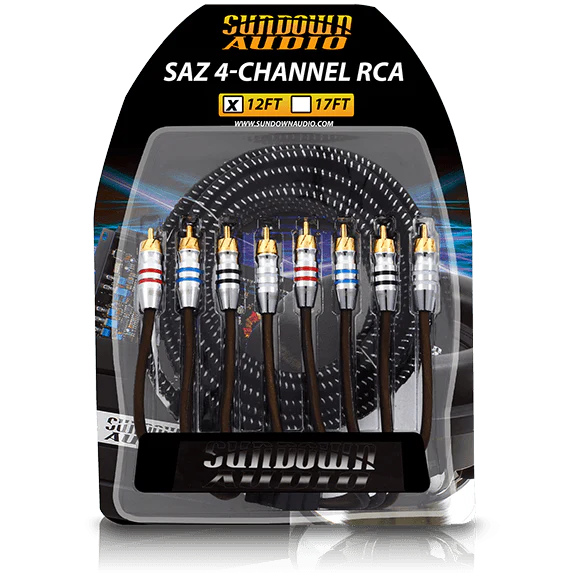 SAZ 4 12FT SAZ 4 Channel RCA Interconnects