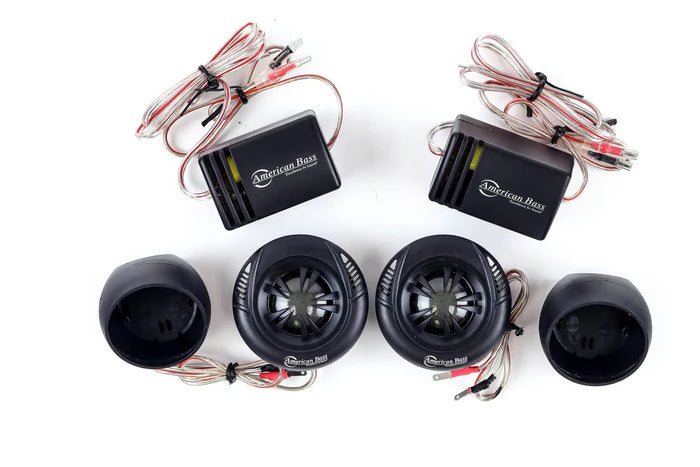 AMERICAN BASS SQ T2 TWEETERS WITH CROSSOVERS 60 WATTS RMS