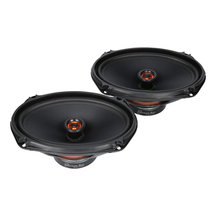 AMERICAN BASS STUDIO 6X9" COAXIAL SPEAKERS 100 WATTS RMS