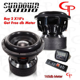 Sundown Audio X 10 v.3 (2000 watt) Subwoofer D1/D2