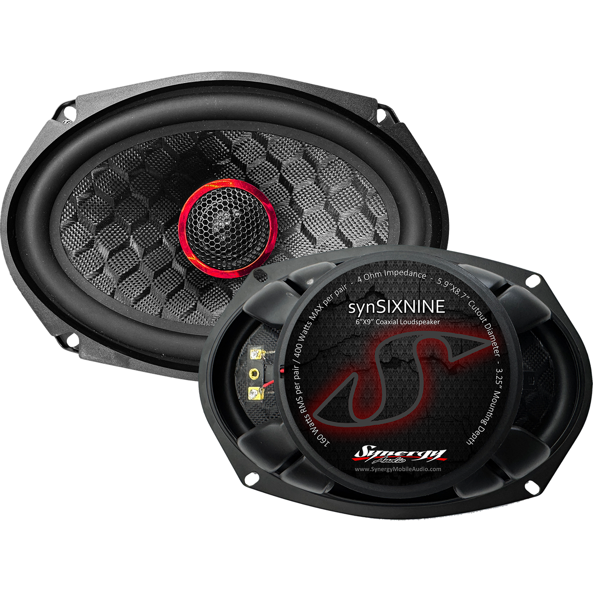 Synergy SYN Series synSIXNINE 6"x9" Coaxial Speaker (pair)