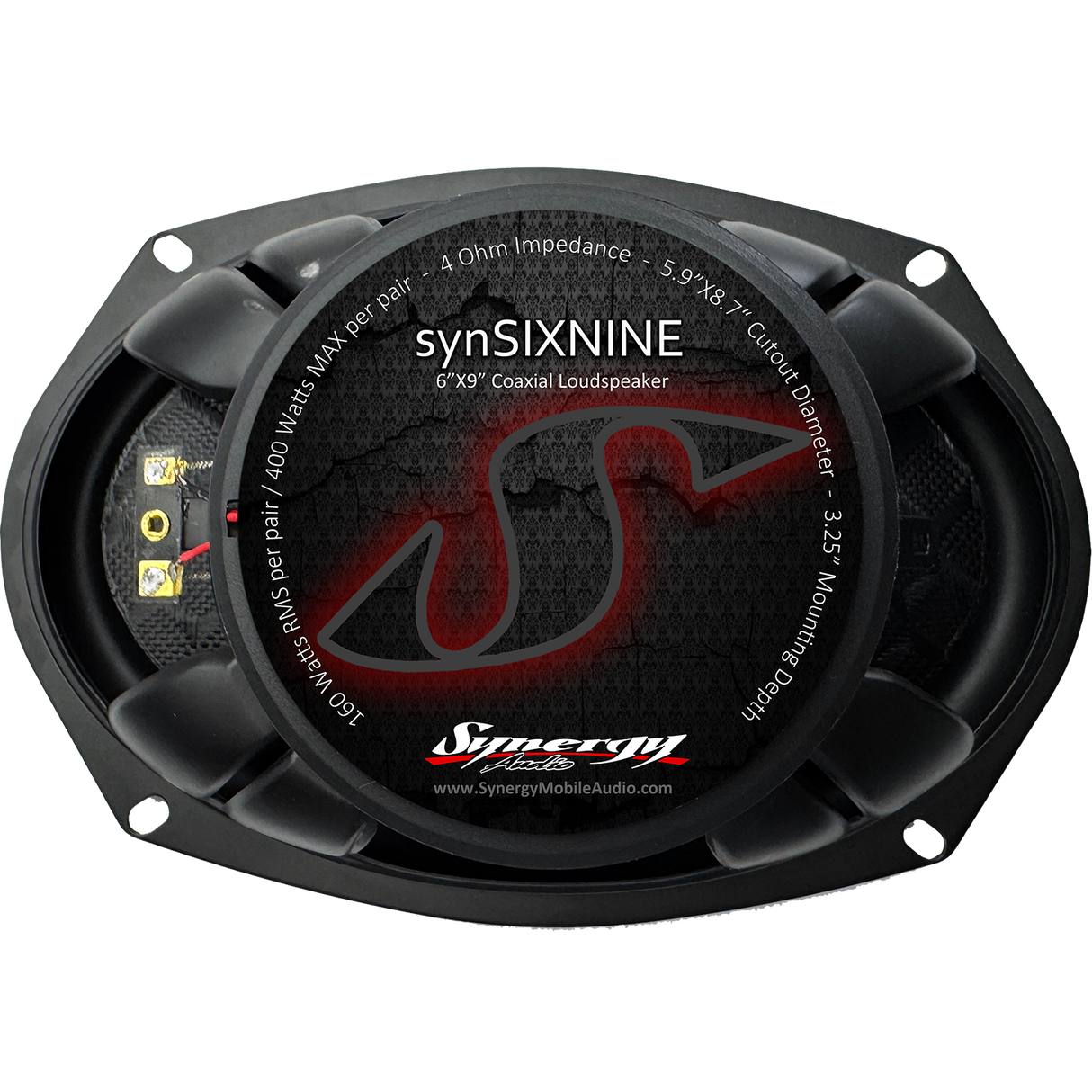 Synergy SYN Series synSIXNINE 6"x9" Coaxial Speaker (pair)