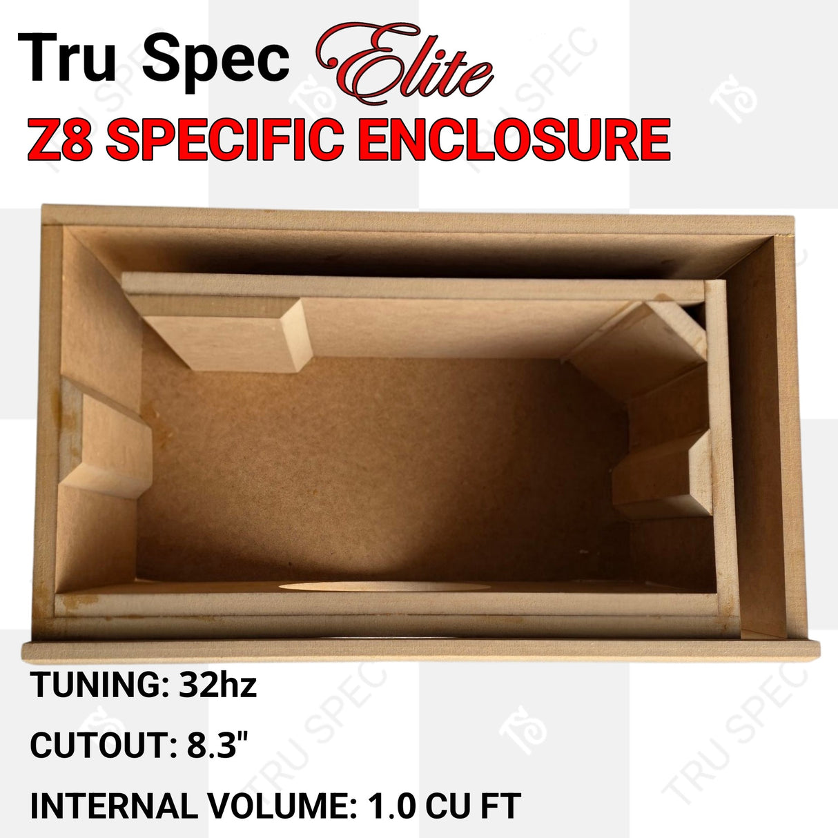 TRU SPEC Elite Sundown Z8 Single 8" Subwoofer Enclosure