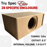 TRU SPEC Elite Sundown Z8 Single 8" Subwoofer Enclosure