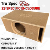 TRU SPEC Elite Sundown Z8 Single 8" Subwoofer Enclosure
