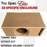 TRU SPEC Elite Sundown Z8 Single 8" Subwoofer Enclosure