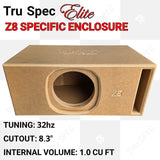TRU SPEC Elite Sundown Z8 Single 8" Subwoofer Enclosure