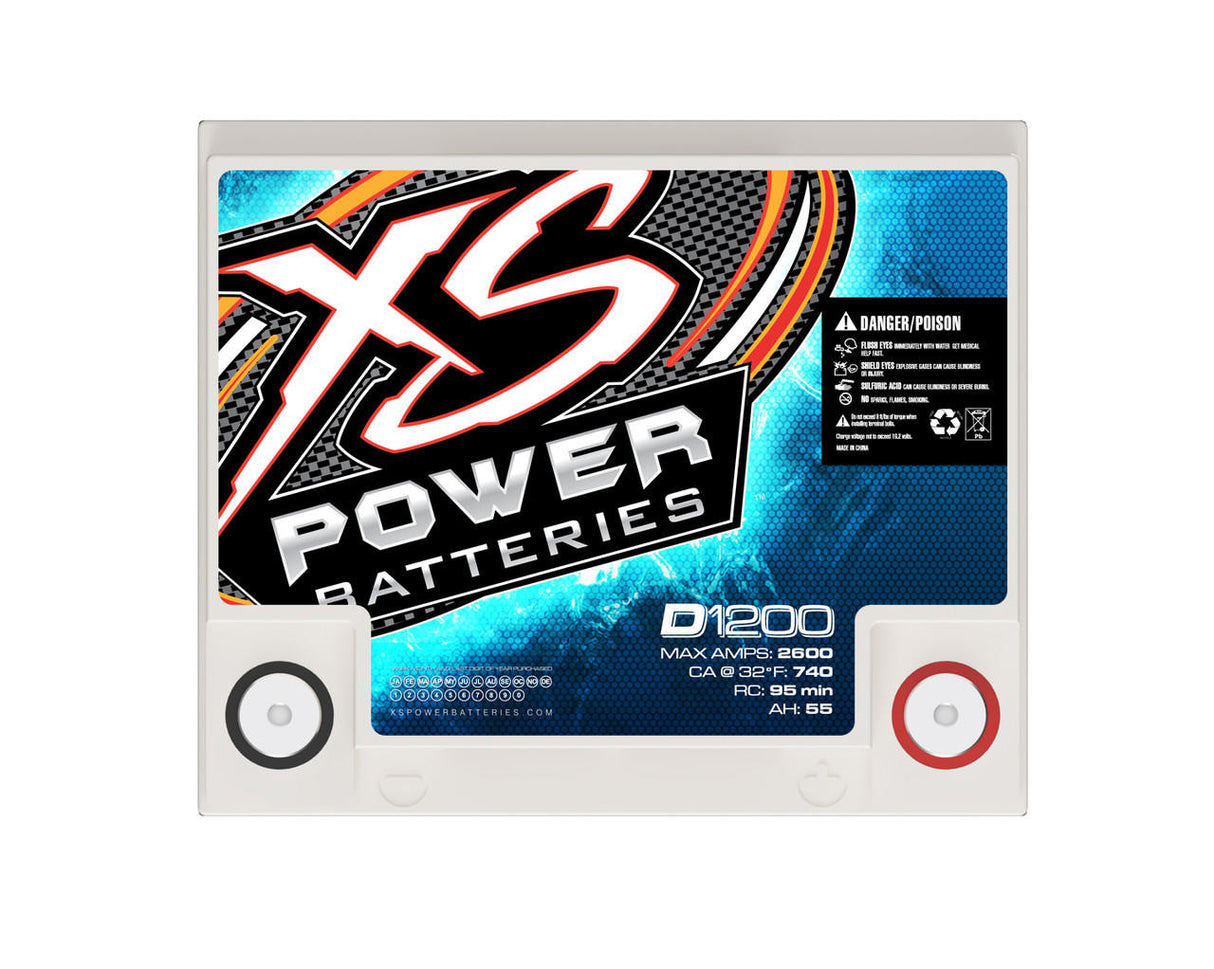 XS POWER D1200 3000w Car Audio Battery